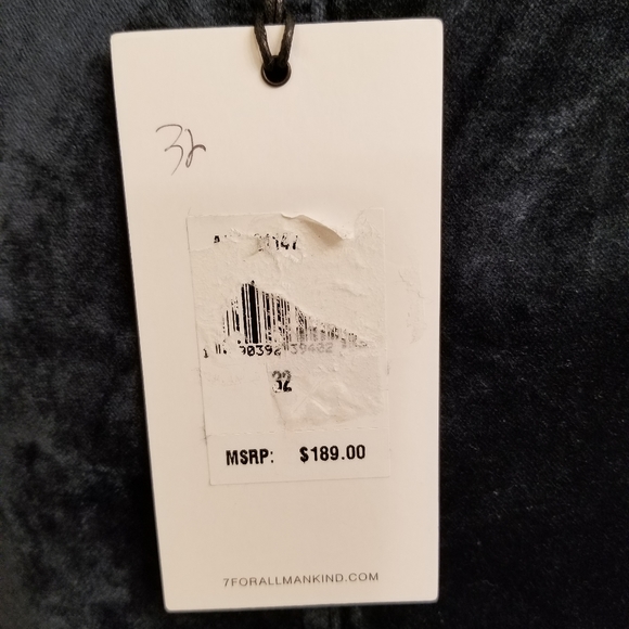 7 For All Mankind Velvet Button Front Mini Skirt - Picture 8 of 10